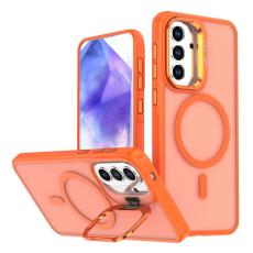 OEM - Mobilskal f&ouml;r Samsung Galaxy S26 Plus Magnetiskt Kickstand PC + TPU - Orange