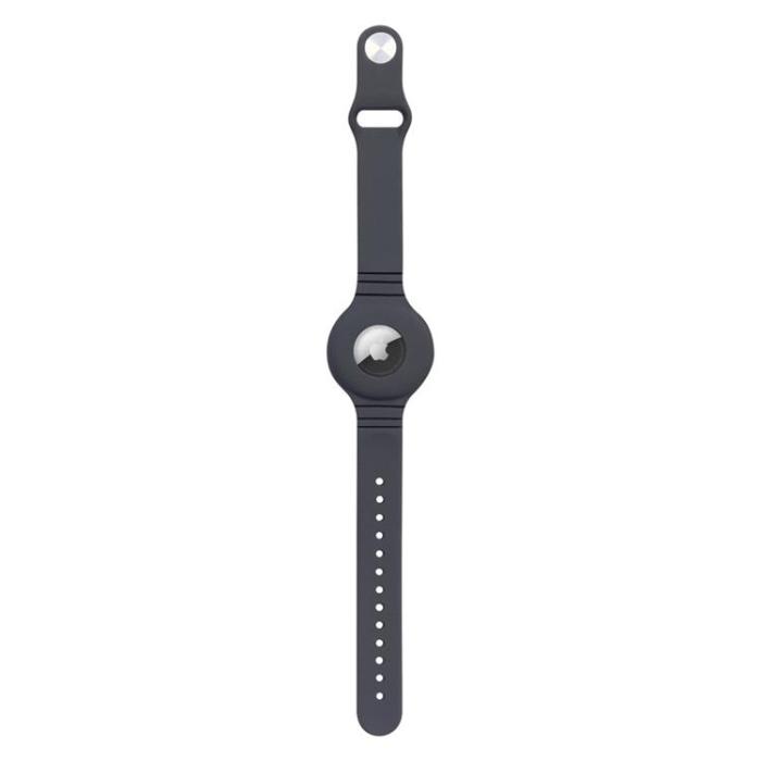 UTGATT - Silicone Flexible Wrist Band Apple AirTag - Grå