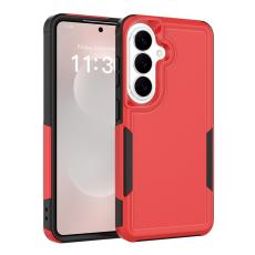 OEM - Mobilskal f&ouml;r Samsung Galaxy S26 PC + TPU St&ouml;tt&aring;lig - R&ouml;d