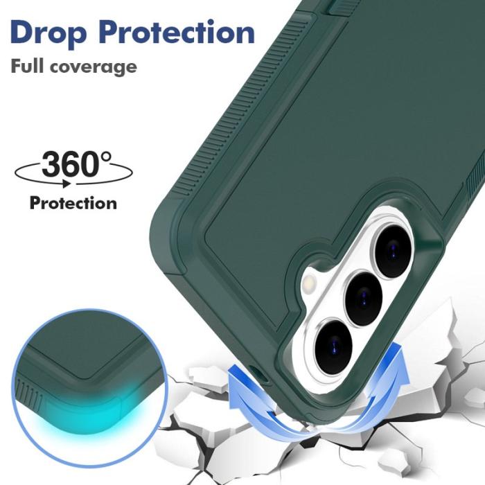 OEM - Mobilskal för Samsung Galaxy S26 PC + TPU Stöttålig - Mörkgrön