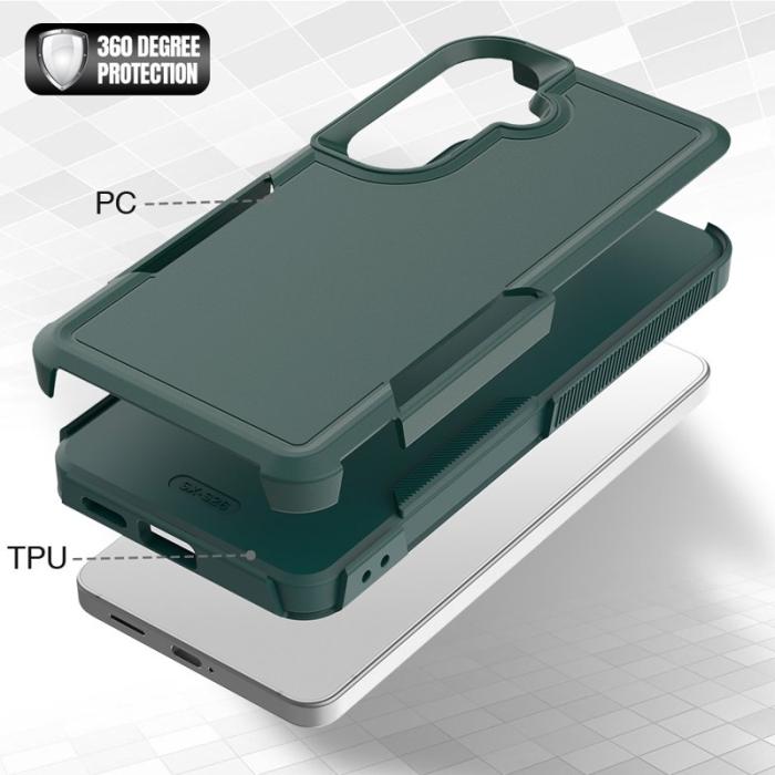 OEM - Mobilskal för Samsung Galaxy S26 PC + TPU Stöttålig - Mörkgrön
