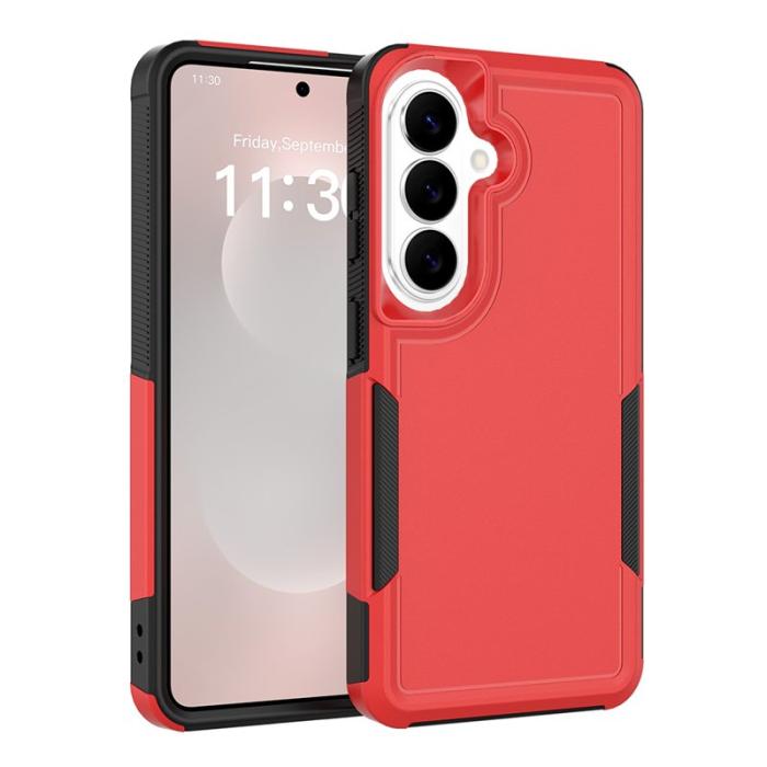 OEM - Mobilskal för Samsung Galaxy S26 PC + TPU Stöttålig - Röd