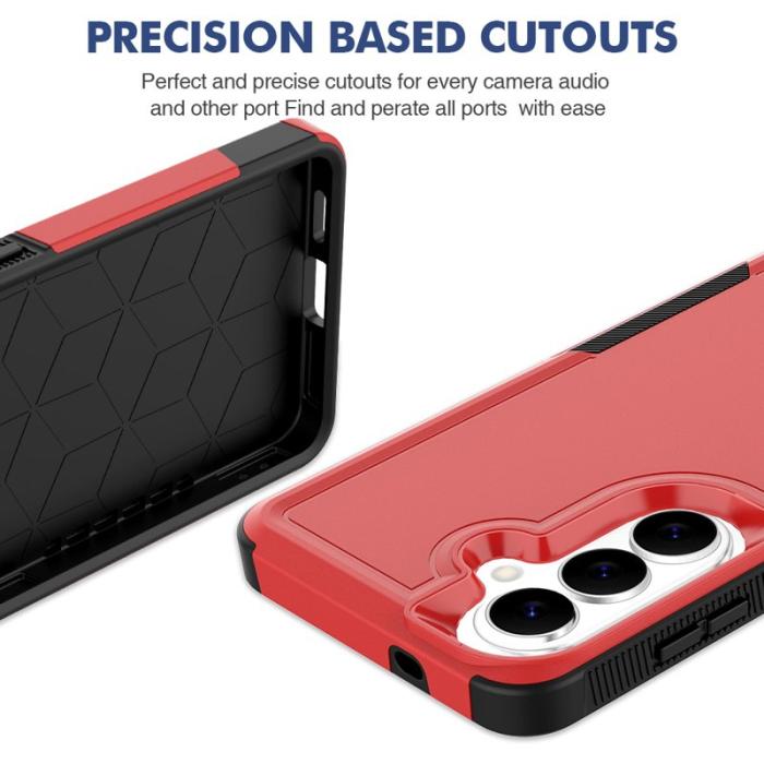 OEM - Mobilskal för Samsung Galaxy S26 PC + TPU Stöttålig - Röd