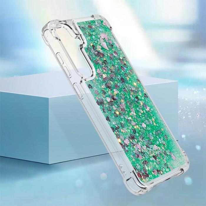 OEM - Mobilskal för Samsung Galaxy S26 Plus TPU Glitter Shockproof - Grön