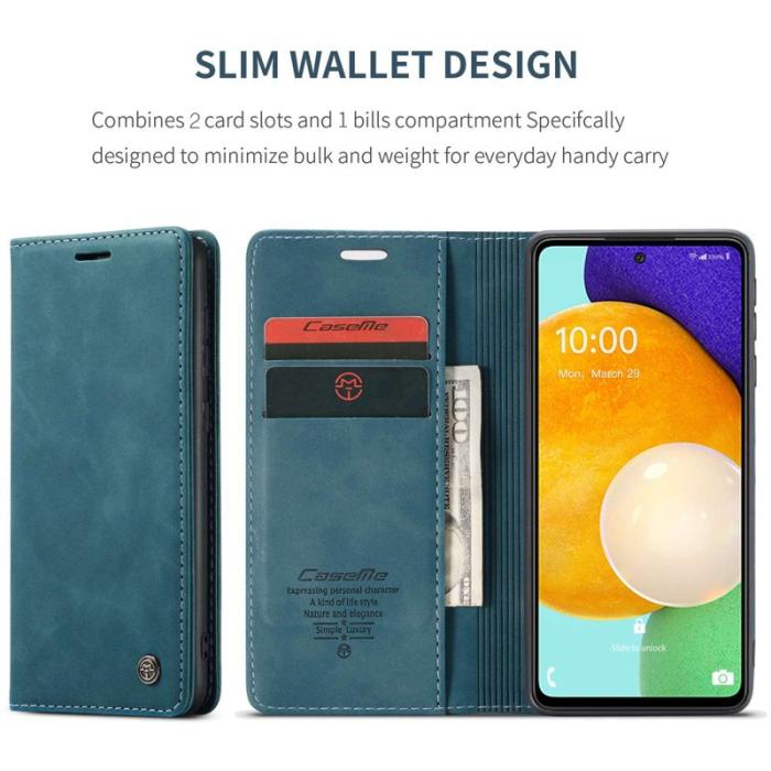 Caseme - CASEME 013 Folio Mobilskal för Samsung Galaxy A53 5G - Grön