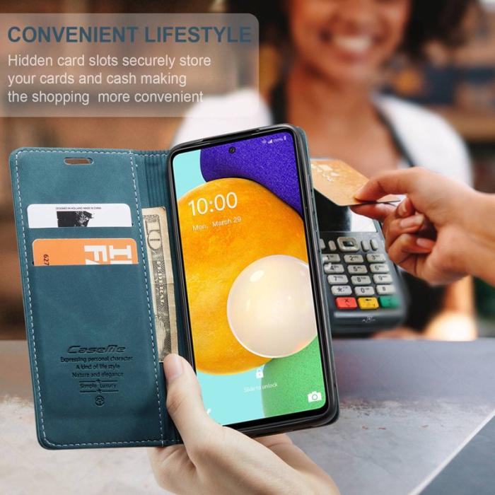 Caseme - CASEME 013 Folio Mobilskal för Samsung Galaxy A53 5G - Grön