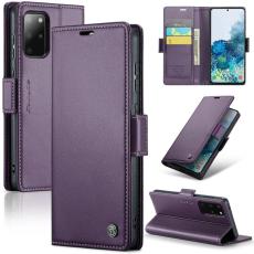 Caseme - CASEME Pl&aring;nboksfodral Konstl&auml;der f&ouml;r Samsung Galaxy S20 Plus 5G - Lila