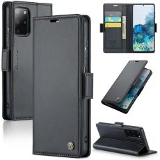Caseme - CASEME Pl&aring;nboksfodral Konstl&auml;der f&ouml;r Samsung Galaxy S20 Plus 5G - Svart
