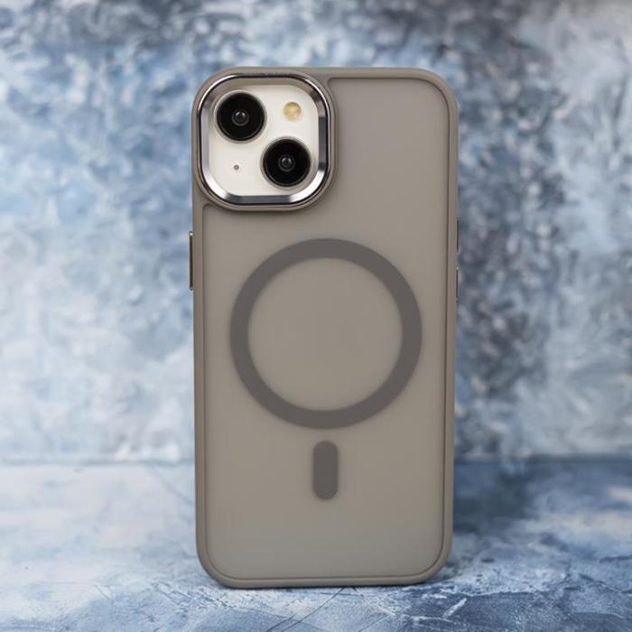OEM - iPhone 12 Pro Max Mobilskal MagSafe Frozen - Grå