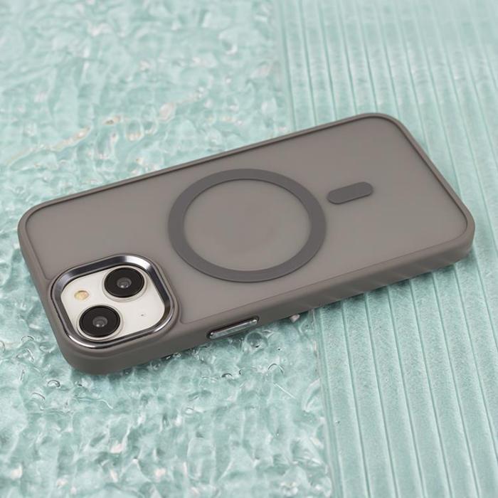 OEM - iPhone 12 Pro Max Mobilskal MagSafe Frozen - Grå