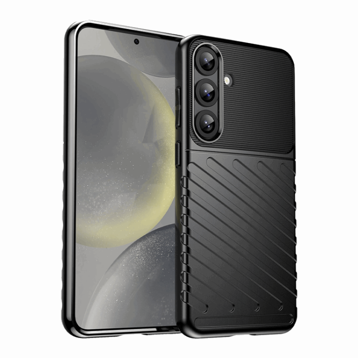 OEM - Galaxy S25 Mobilskal Thunder Armored - Svart