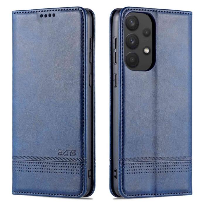 AZNS - AZNS Samsung Galaxy A73 5G Plånboksfodral Konstläder - Blå