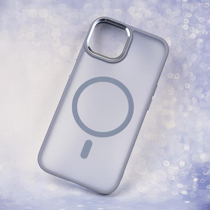 OEM - iPhone 12/12 Pro Mobilskal MagSafe Frozen - Ljusblå