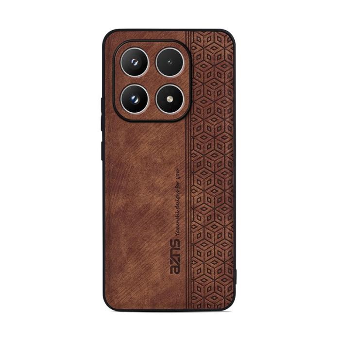 AZNS - AZNS Xiaomi 17 Fodral Skyddande KonstLäder TPU - Brun