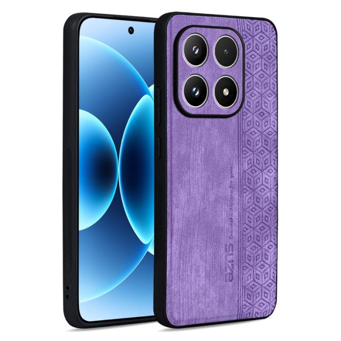 AZNS - AZNS Xiaomi 17 Fodral Skyddande KonstLäder TPU - Lila