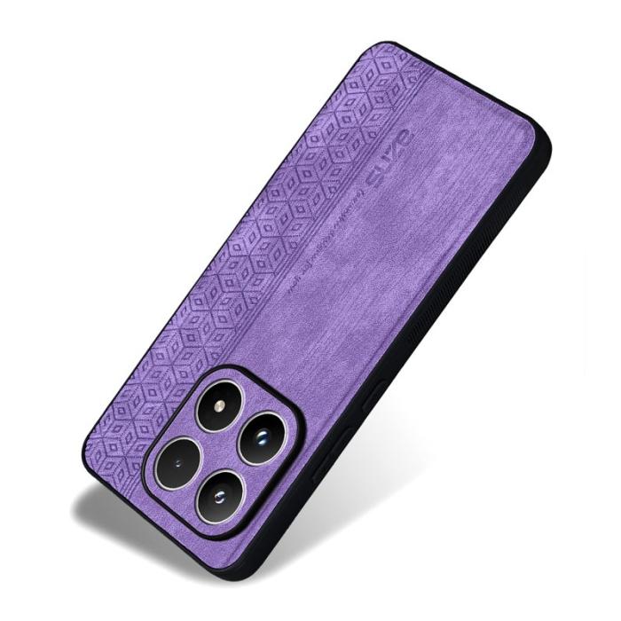 AZNS - AZNS Xiaomi 17 Fodral Skyddande KonstLäder TPU - Lila
