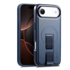 CASENEO - CASENEO iPhone Air Fodral Magnetiskt KonstL&auml;der - Bl&aring;