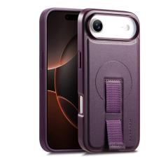 CASENEO - CASENEO iPhone Air Fodral Magnetiskt KonstL&auml;der - Lila