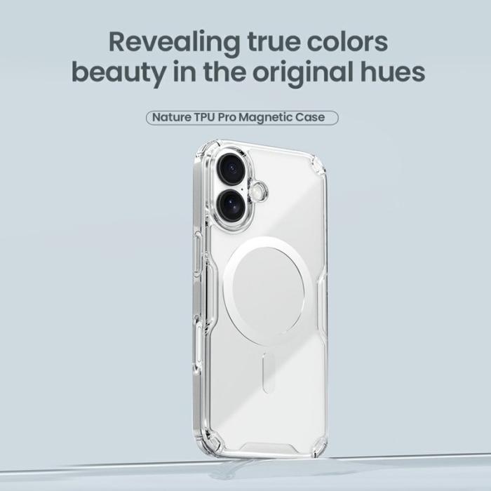 Nillkin - NILLKIN Nature Pro Series Mobilskal till iPhone 17 MagSafe TPU PC Grå