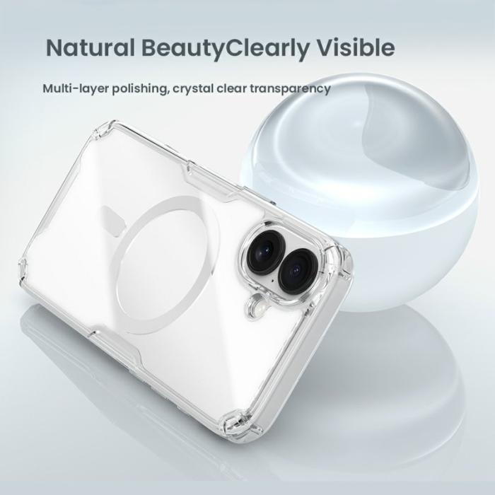 Nillkin - NILLKIN Nature Pro Series Mobilskal till iPhone 17 MagSafe TPU PC Grå