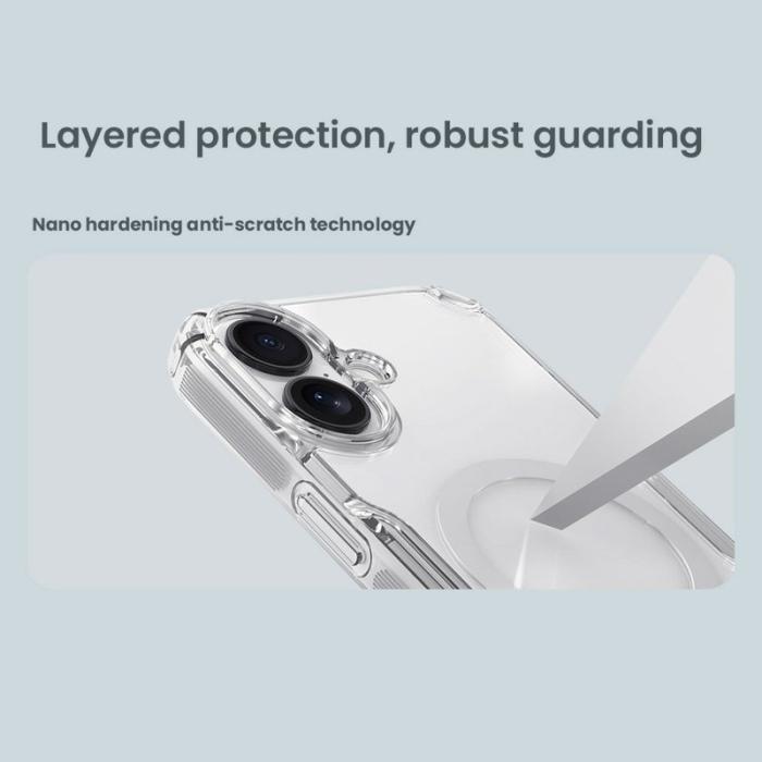 Nillkin - NILLKIN Nature Pro Series Mobilskal till iPhone 17 MagSafe TPU PC Grå