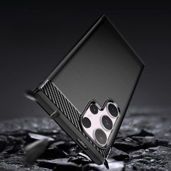 OEM - Galaxy S24 Ultra Mobilskal Carbon - Svart
