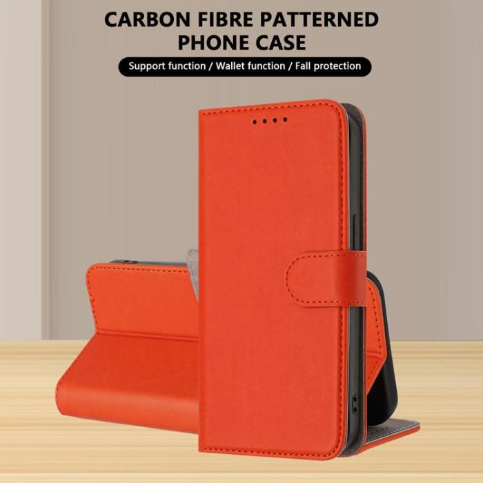 A-One Brand - iPhone Air Plånboksfodral Solid Color - Orange