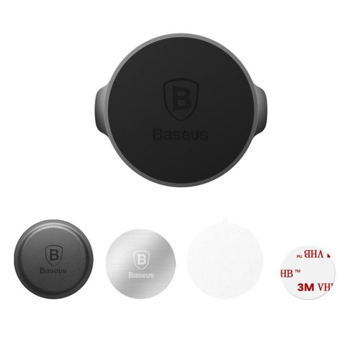 UTGATT - Baseus Magnetisk Bilhållare Instrumentbrädan Small Ears - Svart