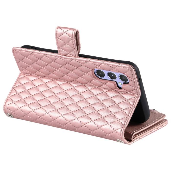 OEM - ZIZO Samsung Galaxy S26 Plus Skal Glitter Konstläder - Roséguld
