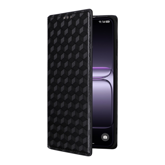 A-One Brand - OnePlus Nord 5 Plånboksfodral Rhombus Imprint - Svart