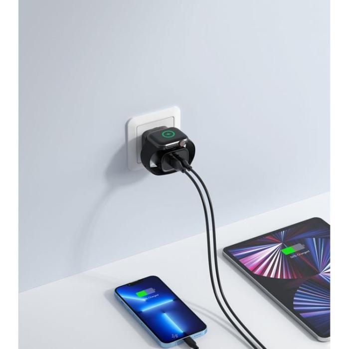 Veger - Verger Väggladdare Adaptrar USB-A-USB-C - Vit