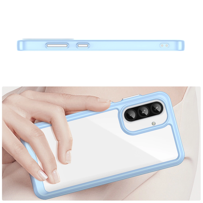 OEM - Galaxy A56 Mobilskal Outer Space - Blå