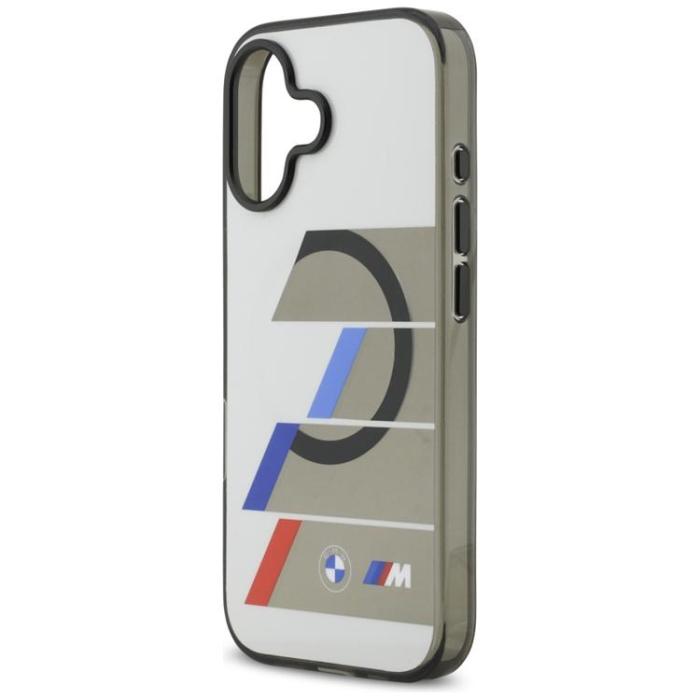 BMW - BMW iPhone 17 Mobilskal MagSafe Metal Tricolor Lines - Anthracite