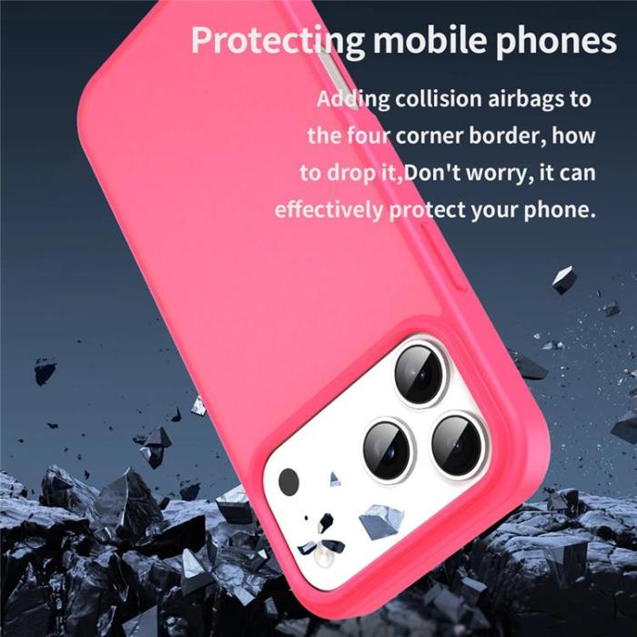 A-One Brand - iPhone 17 Pro Mobilskal Skin Touch Matte - Rosa