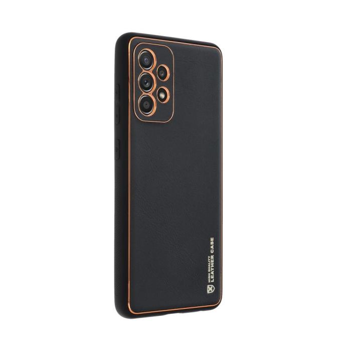 Forcell - Galaxy A52s/A52 5G/A52 4G Skal Forcell Läder - Svart