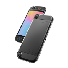 AmazingThing - AmazingThing Nintendo Switch 2 Skal PlayShield Bare - Transparent