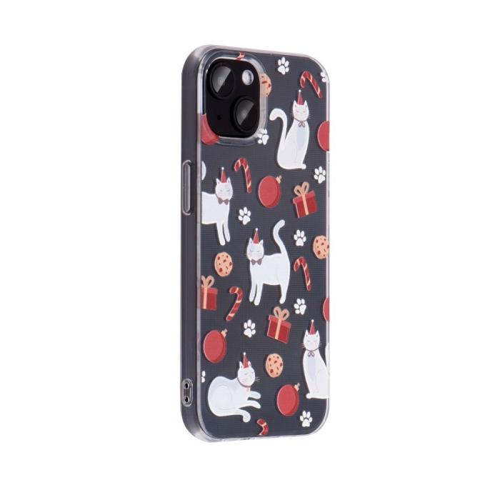 UTGATT - Xiaomi Redmi Note 10/10S Skal Forcell Cristmas Cat Mjukplast