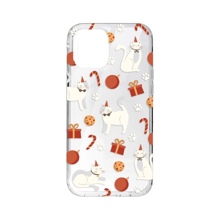 UTGATT - Xiaomi Redmi Note 10/10S Skal Forcell Cristmas Cat Mjukplast