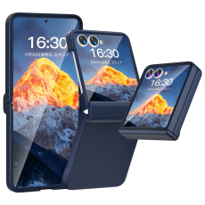 A-One Brand - Galaxy Z Flip7 Mobilskal Hinge Protection - Mörkblå