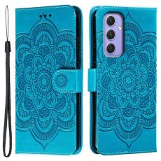 OEM - Samsung Galaxy S26 Pl&aring;nboksfodral Konstl&auml;der Mandala Tryck - Bl&aring;