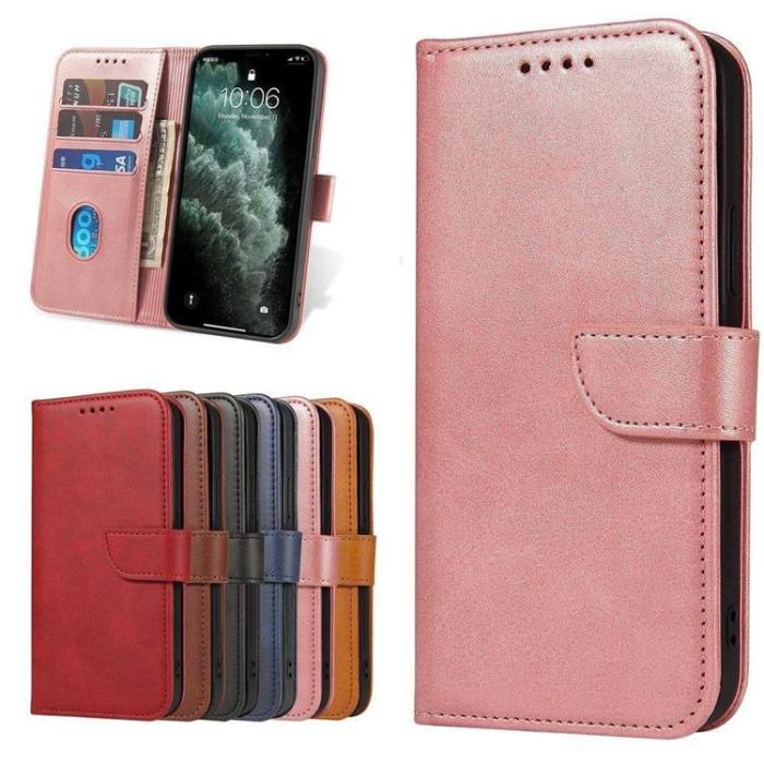 OEM - Galaxy A73 Plånboksfodral Magnet Elegant - Rosa