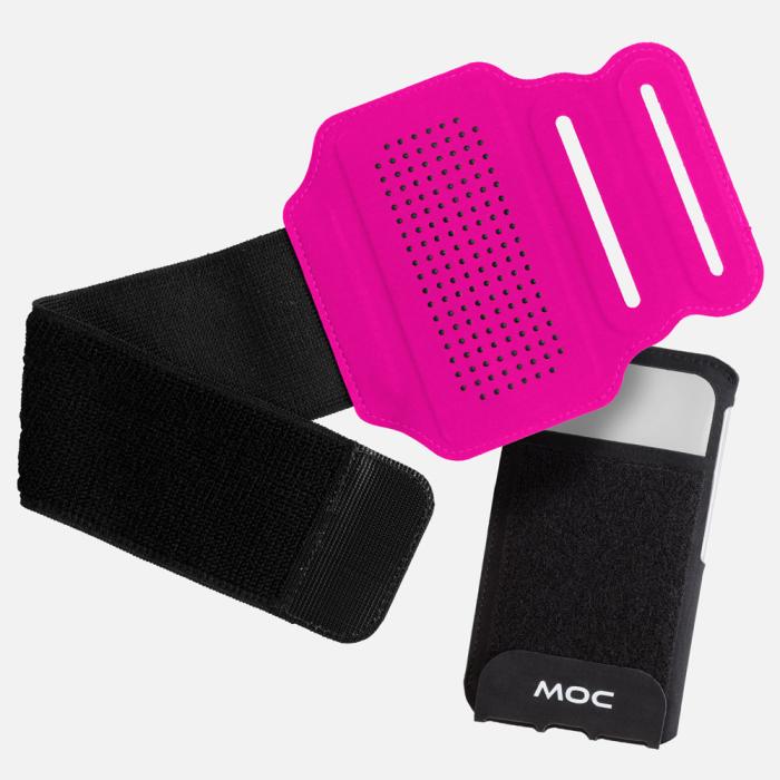 UTGATT5 - MOC Premium Sportarmband till iPhone 8/7/6, Android mm - Cerise
