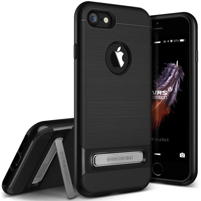 UTGATT5 - Verus High Pro Shield Skal till Apple iPhone 8/7 - Gagatsvart