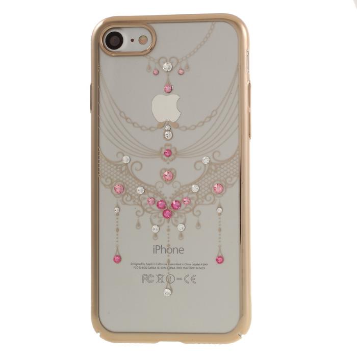 Kavaro - Kavaro Skal med Swarovski stenar till iPhone 7/8/SE 2020 - Gold Butterfly