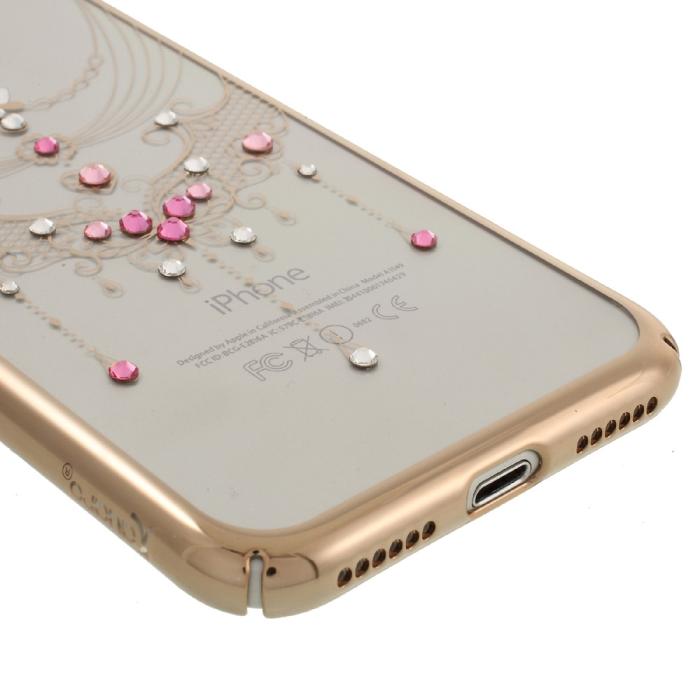 Kavaro - Kavaro Skal med Swarovski stenar till iPhone 7/8/SE 2020 - Gold Butterfly