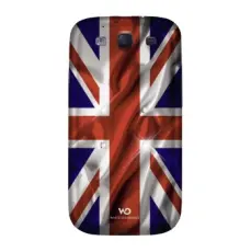 White Diamonds - White Diamonds Flagga UK skal till Samsung Galaxy S3 i9300 + Sk&auml;rmskydd