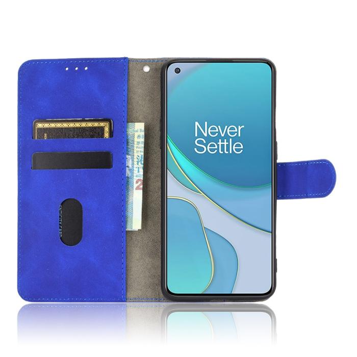 OEM - Skin Touch plånboksfodral till Oneplus 8T - Blå