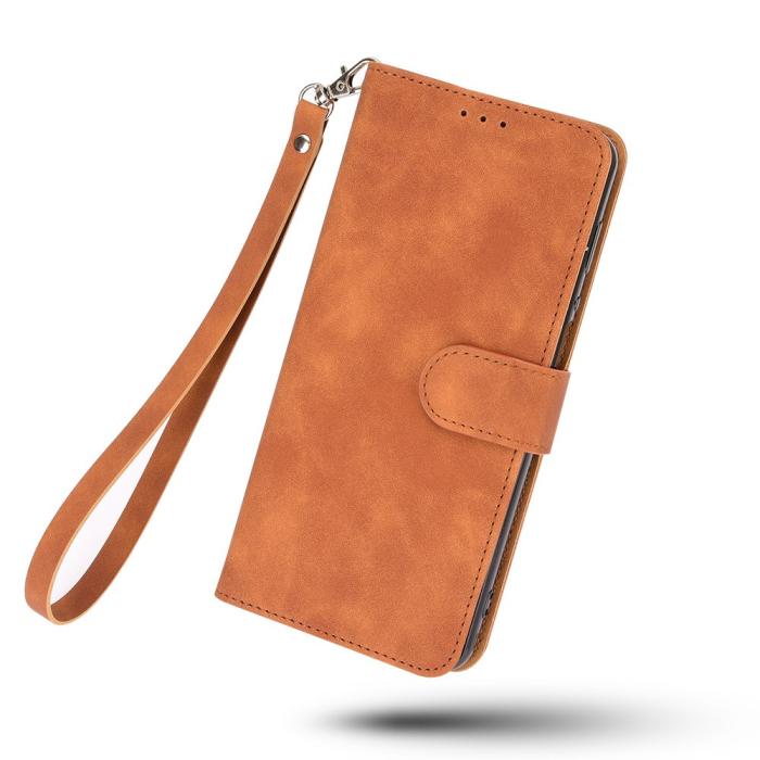 A-One Brand - Skin Touch plånboksfodral till Oneplus 8T - Brun