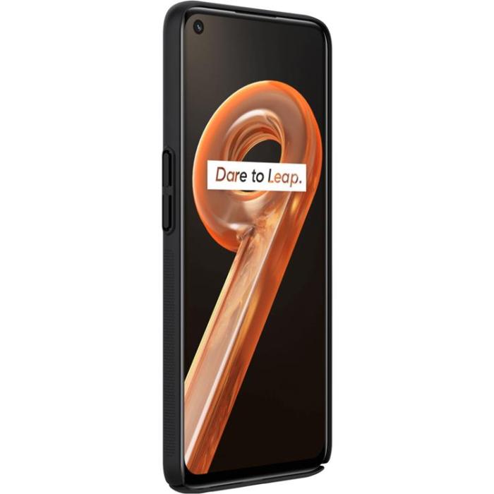 Nillkin - Nillkin Realme 9i Skal Och Stand Super Frosted - Svart
