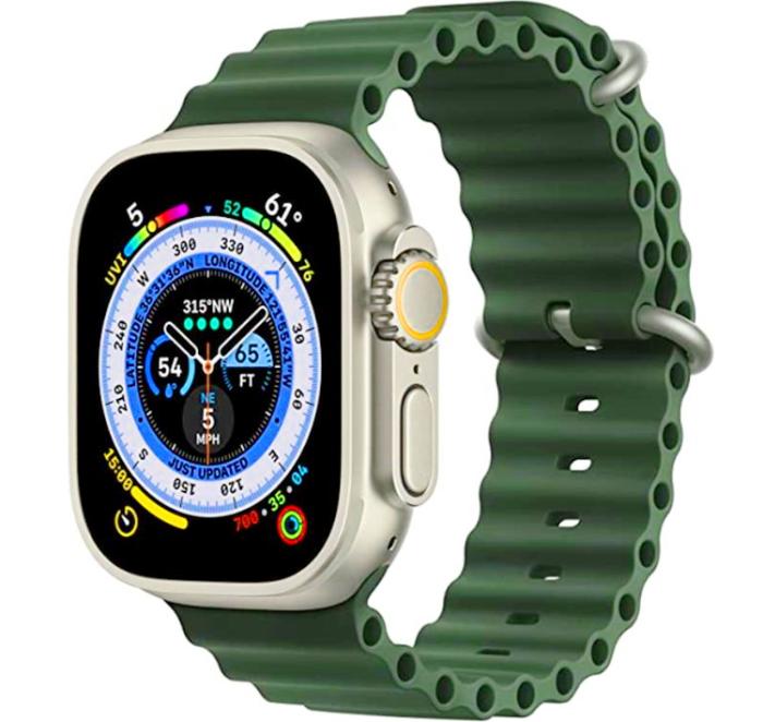 A-One Brand - Apple Watch Ultra/SE/8/7/6/5/4 Band (49/45/44/42mm) Ocean - Cyprus Grön